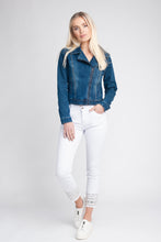 Load image into Gallery viewer, High Waisted Jeans With Decorated Ankles
