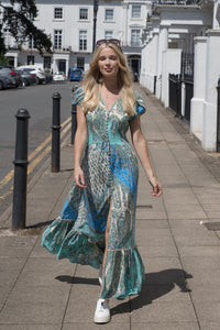 Ocean Maxi With Cinched Waist